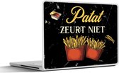 Sticker pour ordinateur portable - 10,1 pouces - Frites - Vintage - Citation