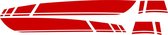 Stickerset CVS Origineel Stripe Dubbel Rood | Vespa Sprint