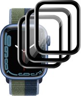 Screenprotector geschikt voor Apple Watch Series 7 41mm - 3 Stuks