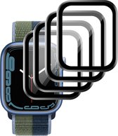 Screenprotector geschikt voor Apple Watch Series 7 41mm - 4 Stuks