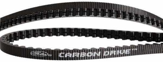 Gates CDX tandriem Carbon Drive 168T zwart