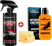 FantasticXML® Auto Keramische Coating set inclusief interieur reiniger – Nano coating wax – Auto reiniging kit – Turtle  – inclusief spons en doek