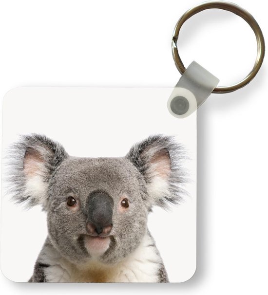 Sleutelhanger - Uitdeelcadeautjes - Dieren - Koala - Wit - Plastic