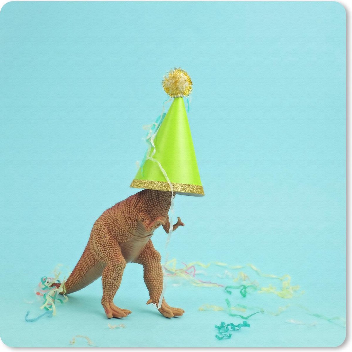 Muismat 30x30 cm - Mousepad Dinosaurus - Speelgoed - Feest - Muismatten