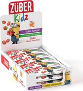 Züber Kidz Fruitreep- Aardbei Cacao- Vegan - Gluten Vrij - Vezelrijk - Zonder Suiker- 16 Stuks