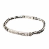 Zilveren heren armband | 925 zilver | handgemaakt | zilveren armband | 18 cm