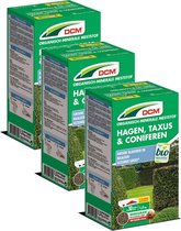 Dcm Meststof Hagen & Taxus & Coniferen - Siertuinmeststoffen - 3 x 1.5 kg