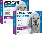 Frontline Spot On 3 Large Hond Large - Anti vlooien en tekenmiddel - 2 x 6 pip