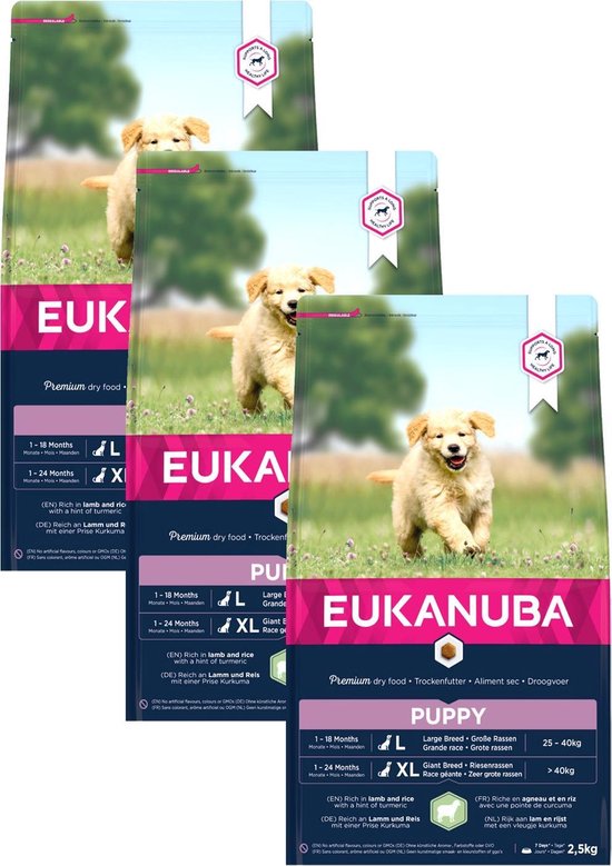 Eukanuba Life Care Dog Puppy & Junior Large Hondenvoer Lamb & Rice 12 kg
