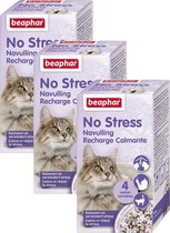 Beaphar No Stress Navulling Kat - Anti stressmiddel - 3 x 30 ml