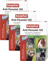 Beaphar Anti-Parasiet 150 Knaag - Parasieten - 3 x 4 pip Van 300 G