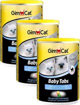 Gimcat Baby Tabs Naturel - Kattensnack - 3 x 85 g