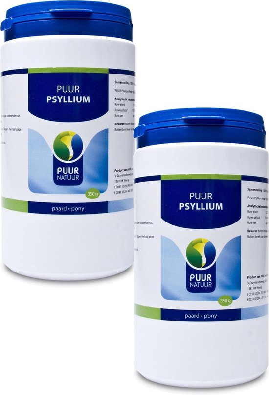 Puur Natuur Psyllium Paard - Anti insect - 2 x 350 g Puur Natuur Psyllium Paard - Anti insect - 2 x 350 g