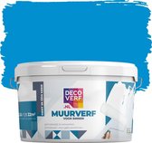 Decoverf muurverf mat, Warmblauw, 2.5L