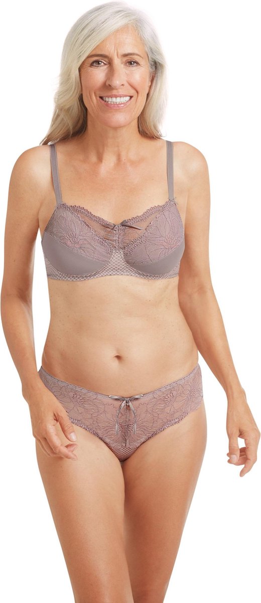 Amoena BeAmazing Hipster Slip TEX019280 Taupe Rose - maat 42