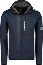 Geographical Norway Vest Met Capuchon Blauw Freestyle - M