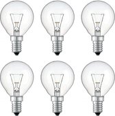 Philips - Kogellamp - 40Watt - E14 Fitting - Gloeilamp - Helder - Dimbaar - Kleine Fitting - 40W - (6 STUKS)