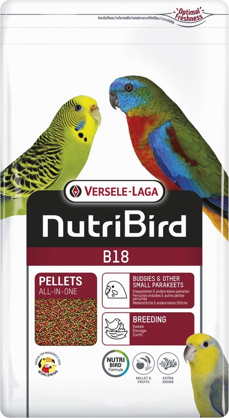 Versele-Laga Nutribird B18 Parkiet Kweekvoer - Vogelvoer - 3 kg