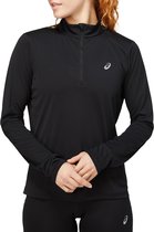 Asics Core LS 1/2 Zip Sportshirt - Maat M  - Vrouwen - zwart