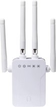 Wifi Versterker - 1200 Mbps - Wit - Repeater - 2.4 GHz - 5G - Router - Booster - Stopcontact - Draadloos - Netwerk/Internet