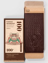 Pure chocolade - Madagascar 100% - Palmolievrij - BIO - Vegan - Kakau Worship - 75g