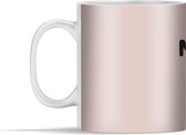 Mok - Moederdag - Hotel mama - always open - taupe - 350 ml - Beker