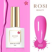 ROSI Beauty Gelpolish - Gel nagellak - Gellak - 10 ML - UV & LED - Roze 022 Hot Pink