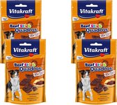 Vitakraft Beef Stick Quadros Lever & Aardappel - Hond - Snack - 4 x 70 gr