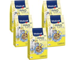 Vitakraft Pro Vita Valkparkiet - Vogelvoer - 5 x 750 g