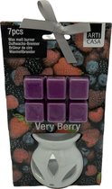 AI&E  - Geurkaarsen - Wax Melts - Kaarsen met Blokjes geur - Geurblokjes voor kaarsen – Geurverstuiver -  Very Berry