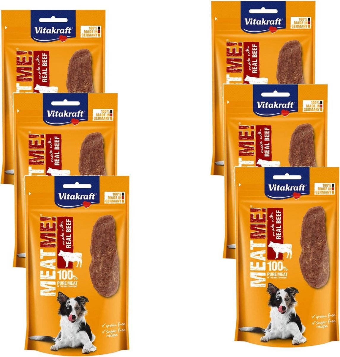 Vitakraft Meat Me! 60 g - Hondensnacks - 6 x Rund