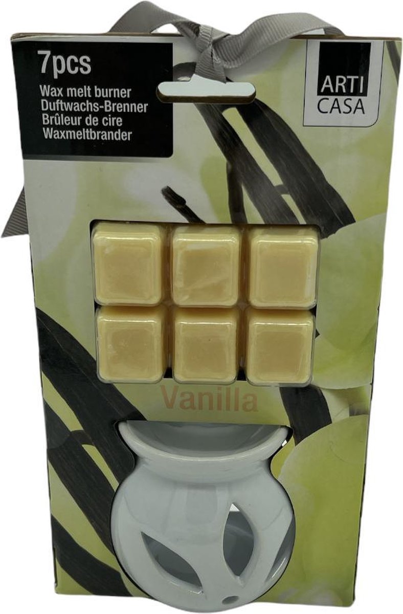 K Pleasure - Geurkaarsen - Kaarsen met Blokjes geur - Geurblokjes voor kaarsen - Geurverstuiver - Vanilla