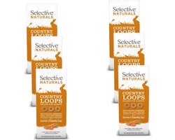 Supreme Selective Naturals Country Loops - Knaagdiersnack - 6 x 80 g