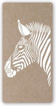DECOBEL | DECO-VILT | Zebra | Wandpaneel - Wanddecoratie - Muurdecoratie - Woonkamer - Petfles - Duurzaam | Camel 22