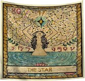 The Star (Women) Wandkleed - Tarot Kaarten - Wanddecoratie Tarot Kaart - 70x95CM