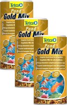 Tetra Pond Gold Mix Goudvissenvoer - Vijvervoer - 3 x 1 l