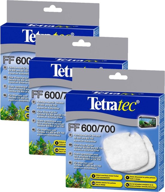gang rice suitcase Tetra Tec Ex Ff Filtervlies - Filtermateriaal - 3 x 2 stuks 400-600 |  bol.com