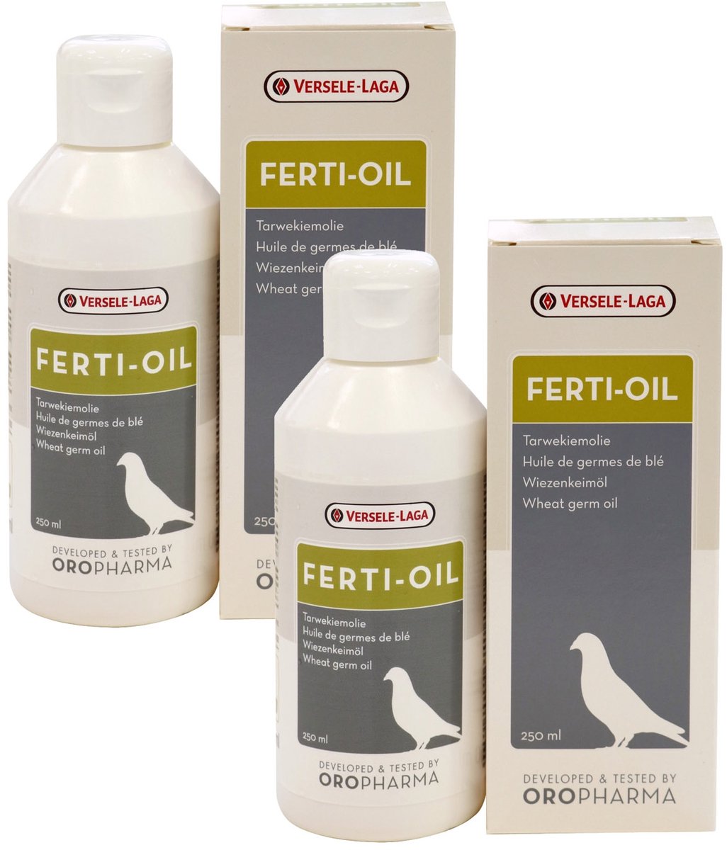 Versele-Laga Oropharma Ferti-Oil Tarwekiemolie - Duivensupplement - 2 x 250 ml