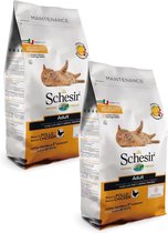 Schesir Cat Dry Maintenance Kip - Kattenvoer - 2 x 1.5 kg