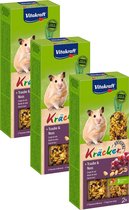 Vitakraft Hamster Kracker - Snack pour rongeurs - 3 x noix