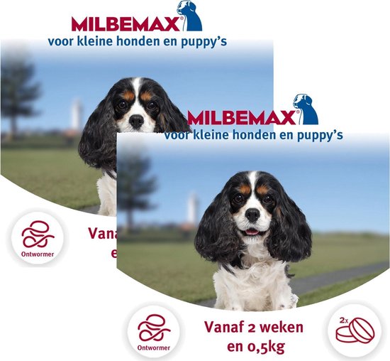 Elanco Milbemax Pup & Hond - Anti wormenmiddel - 2 x 2 tab 0.5-10kg