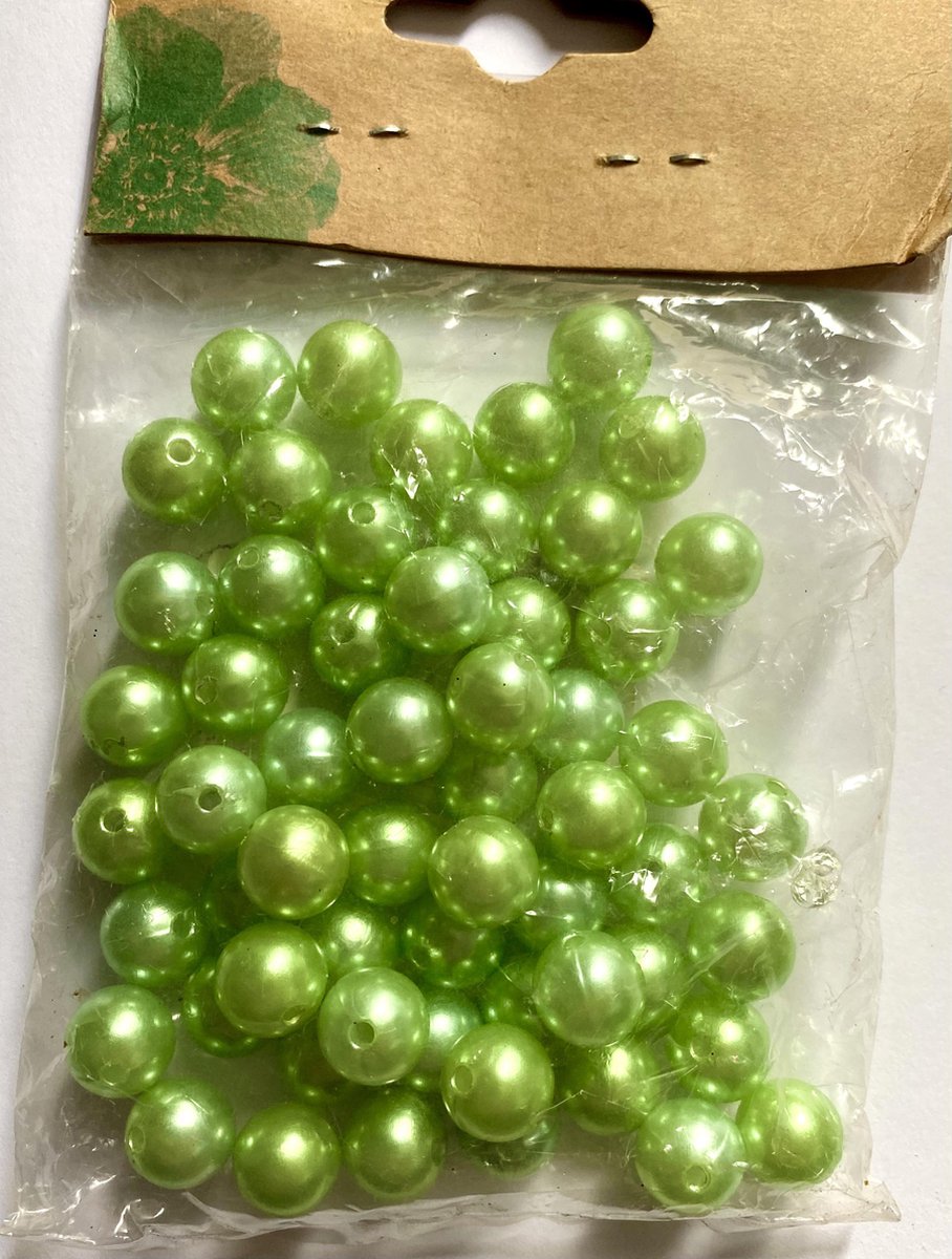 Parels - Kralen - Groen - 12mm - 50gr - Hobbykralen