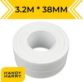 HANDY HARRY® Afdichtstrip 3.2m x 38mm - Kitstrip - Sanitairstrip - Wit