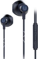 UiiSii HM12 - In Ear Oordopjes - Oortjes met draad en microfoon - 120cm 3,5mm Audiokabel - Blauw