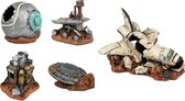 Space Thema Aquarium Ornamenten Pakket 1