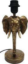 Tafellamp | Olifant | Antiek goud | 30CM