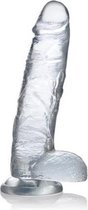Jock C-Thru Transparante Dildo - 23 cm. - Sextoys - Dildo's  - Dildo - Dildo Normaal
