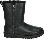 UGG CLASSIC ZIP SHORT W - Volwassenen Gevoerde laarzen - Kleur: Zwart - Maat: 39
