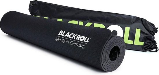 Dunne Fitnessmat - Blackroll Mat Anti-slip Fitnessmat - Geurloos - Zwart