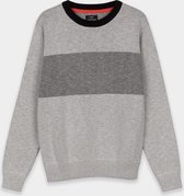 Tiffosi-jongens-trui-sweater-Liberia-kleur: grijs-maat 140